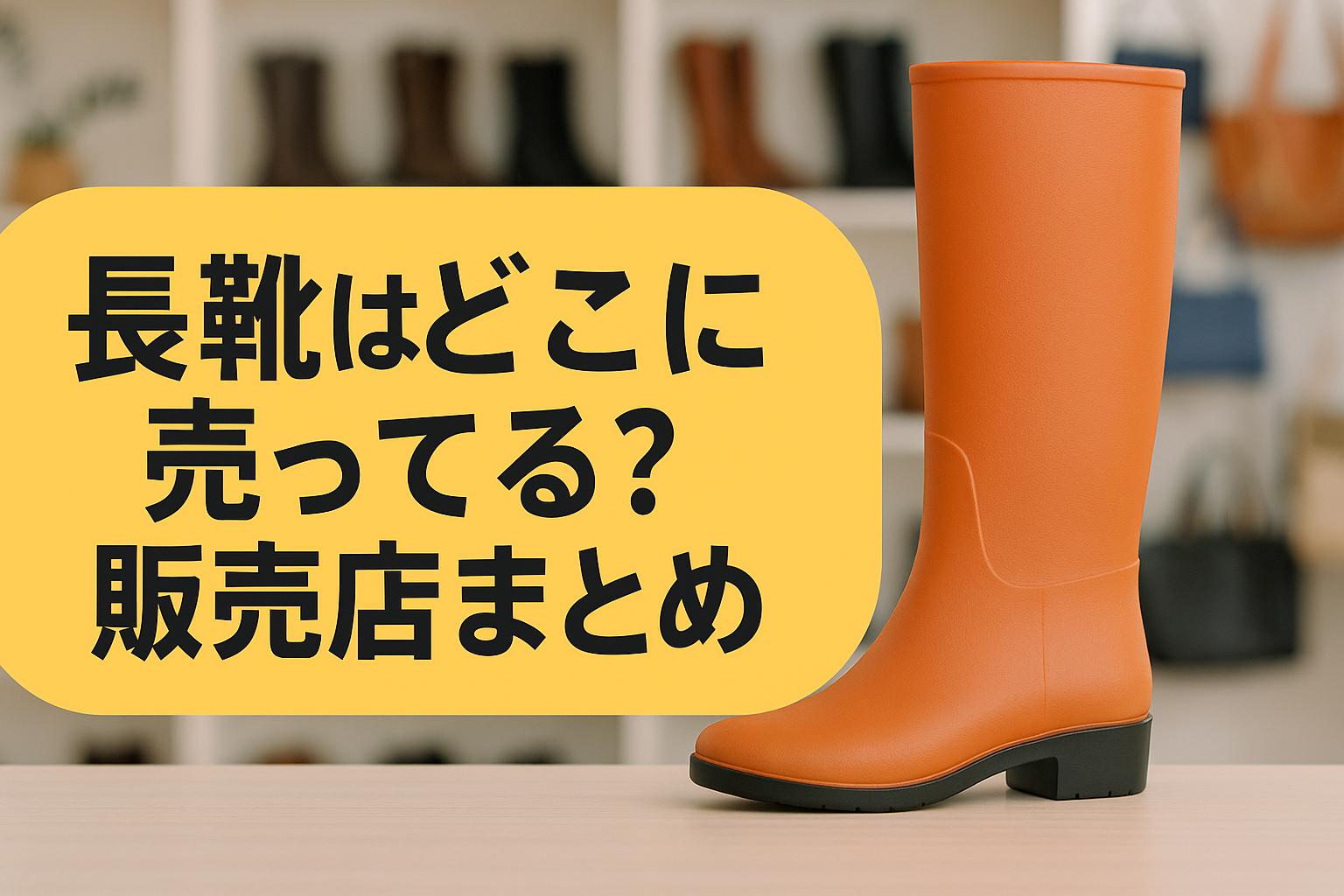 長靴はどこに売ってる？販売店まとめ