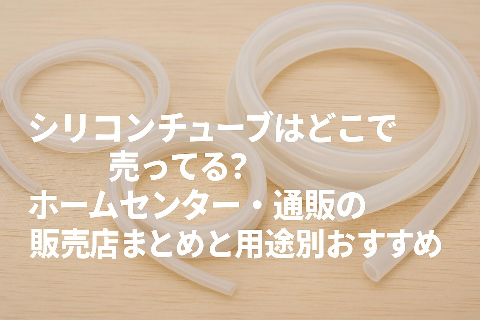 シリコンチューブはどこで売ってる？ホームセンター・通販の販売店まとめと用途別おすすめ