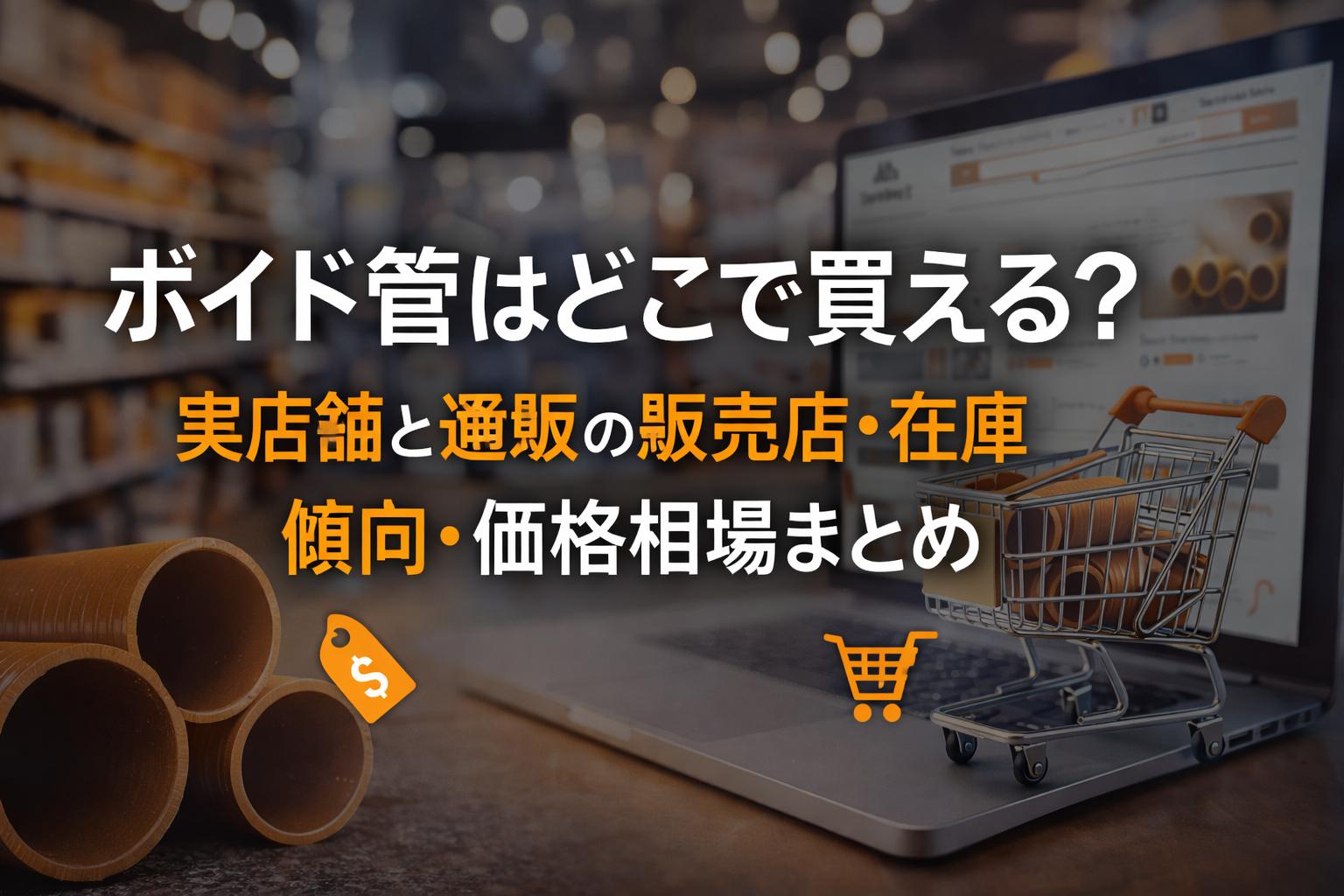ボイド管はどこで買える？実店舗と通販の販売店・在庫傾向・価格相場まとめ